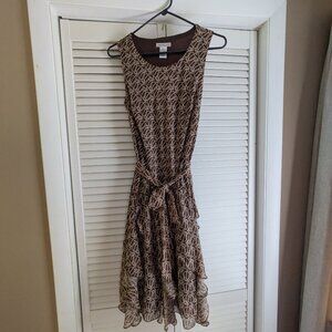Flowy Ruffle Hem Dancing Dress